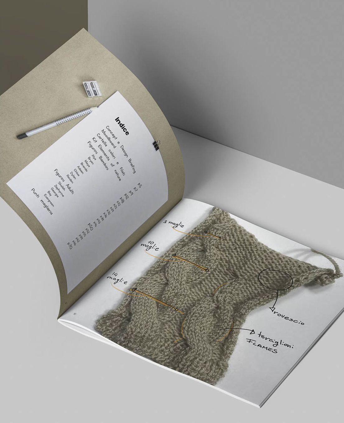 Giovane fashion stylist che seleziona abiti e accessori per creare un outfit coordinato
